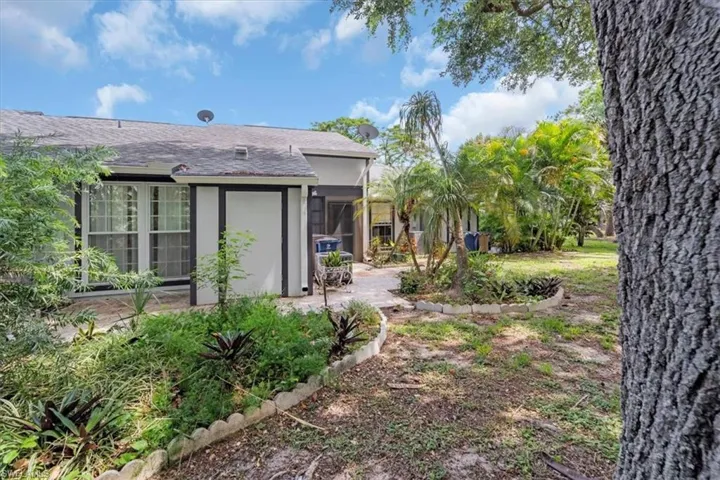 View of yard with a patio