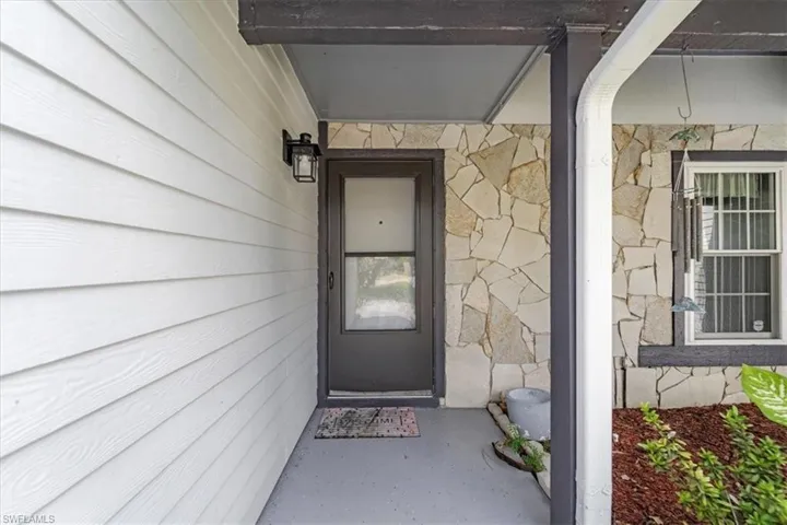 View of property entrance