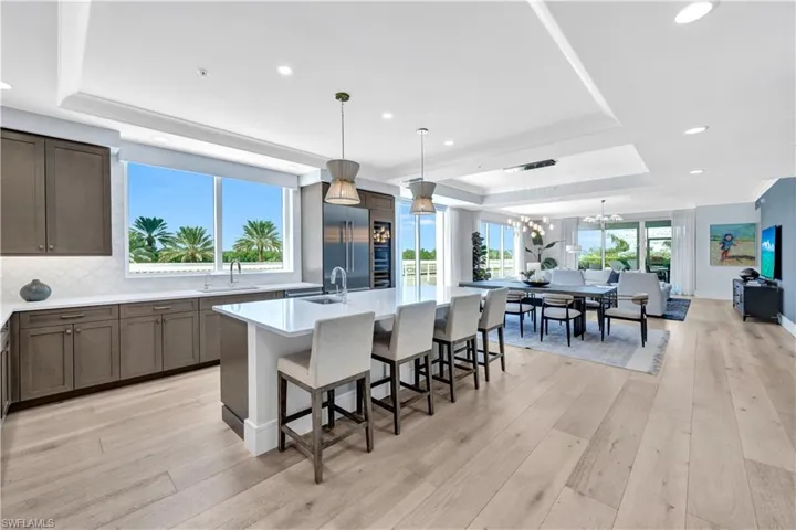 Welcome to your luxurious new home in the esteemed building of Seaglass in Bonita Bay!
