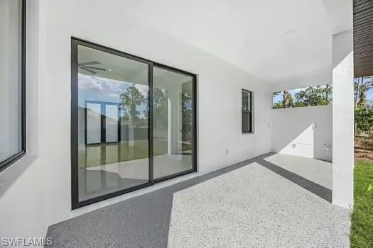 View of patio