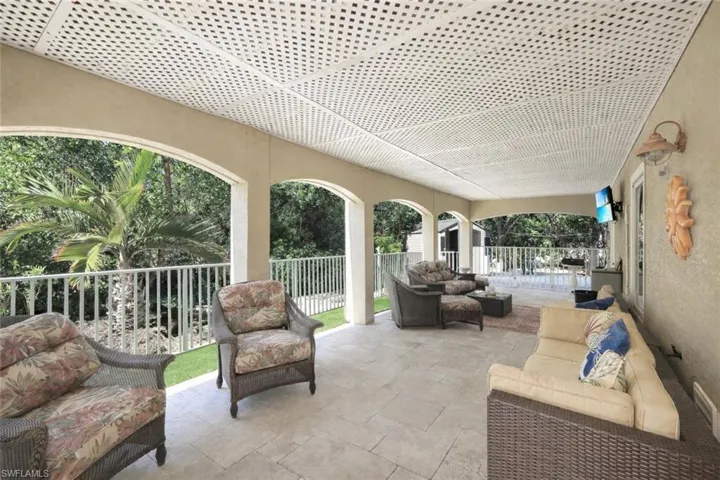 View of patio featuring outdoor furniture