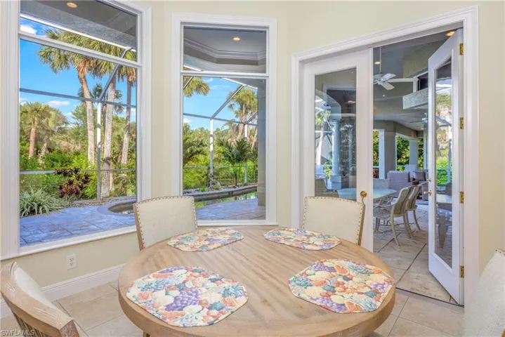 After breakfast, slip out to the pool and take a dip!