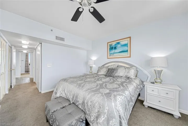 Master bedroom with master bath ensuite