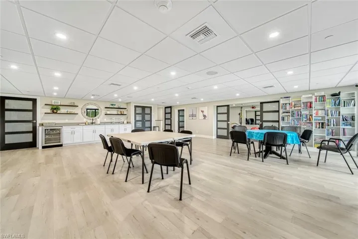 Community room with full kitchen for resident entertaining and BWC social gatherings which are frequent during the season.