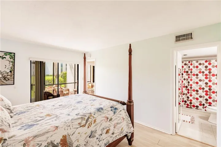 Bedroom featuring light wood-type flooring