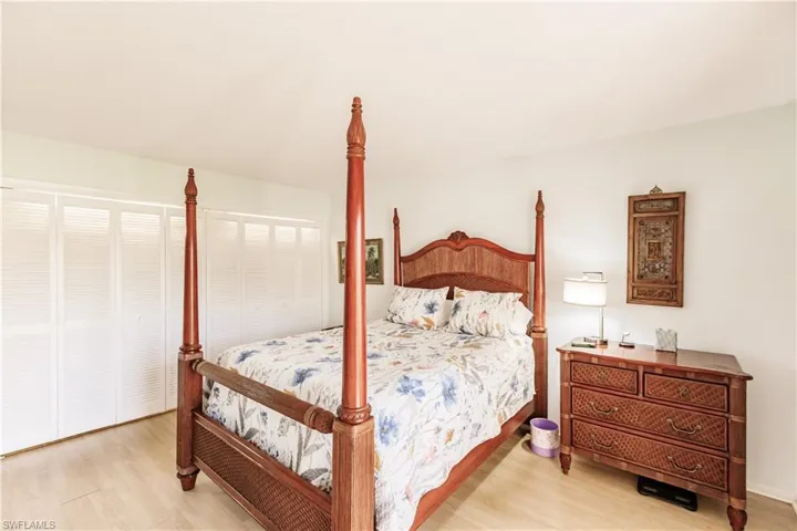Bedroom featuring light hardwood / wood-style floors