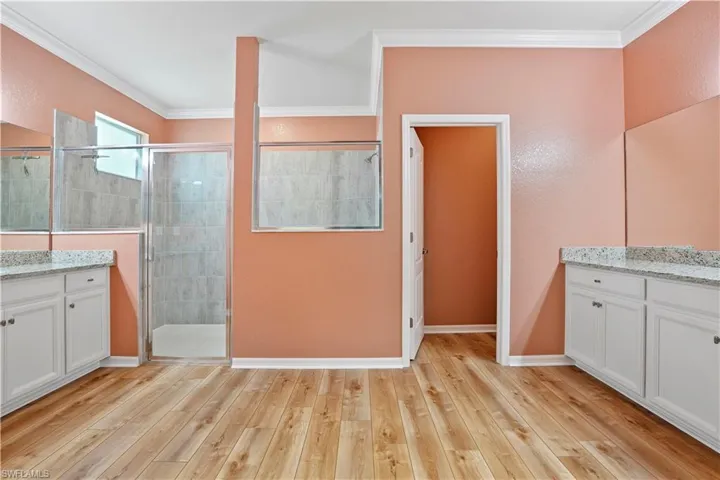 Enormous walk-in shower!