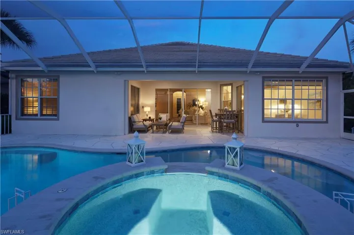 View of home from the spa.