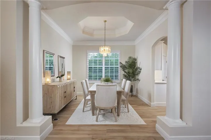 The perfect room for a family meal.