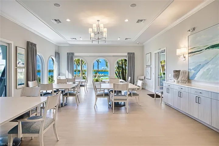 Clubhouse dining room