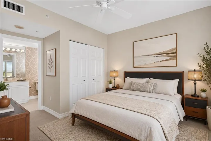 Guest BR ensuite virtually staged