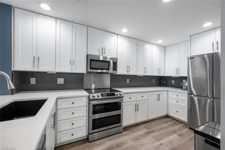 Remodeled kitchen.