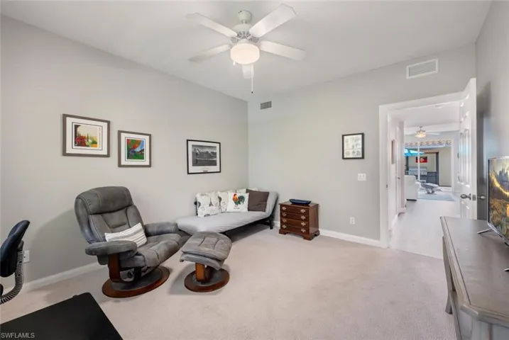First floor bedroom/den.