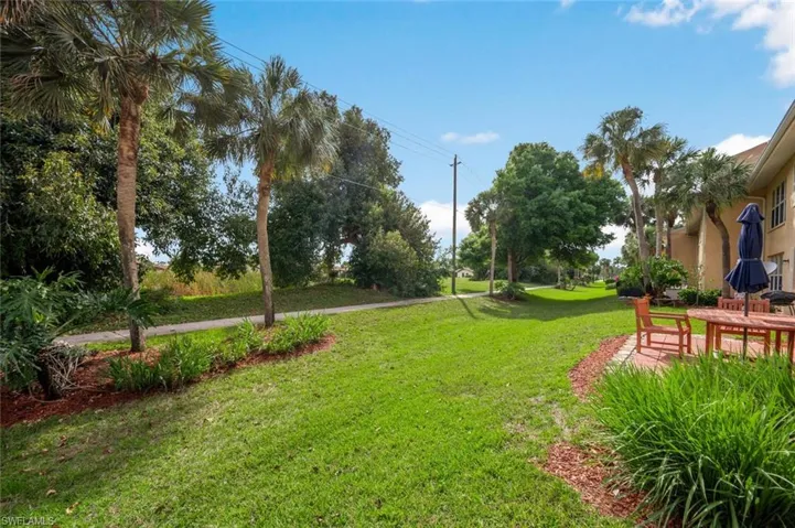 Green space back yard