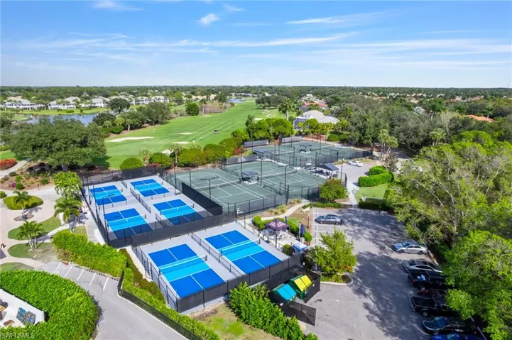 Aerial view of the beautiful Estero Country Club