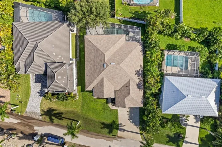 Straight Overhead Arial View
