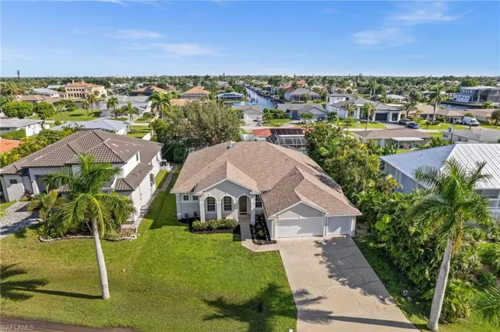 Arial View of the Front of the House