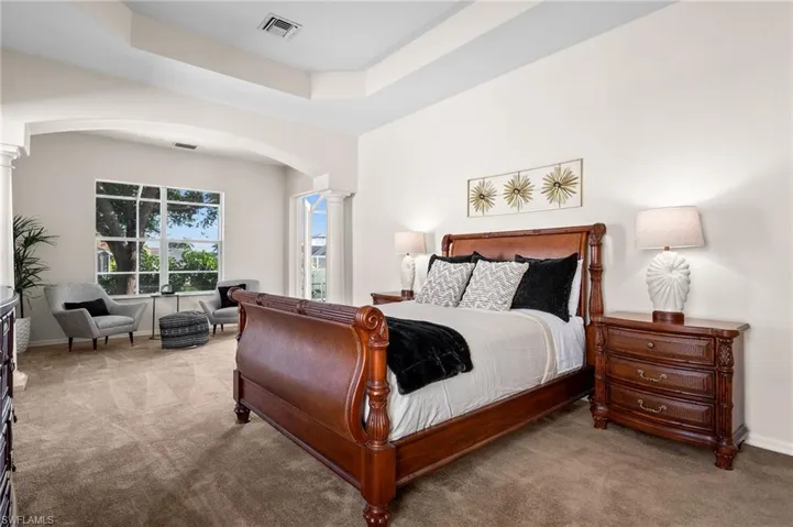 Primary/Master Bedroom with Sitting Area