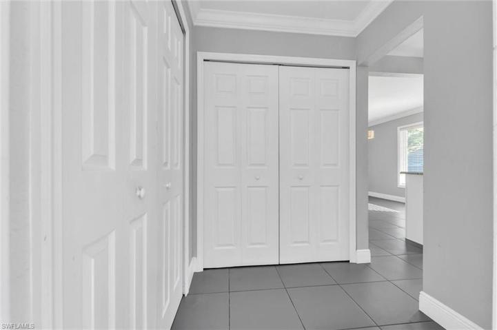 Foyer with Pantry Storage and Washer/Dryer