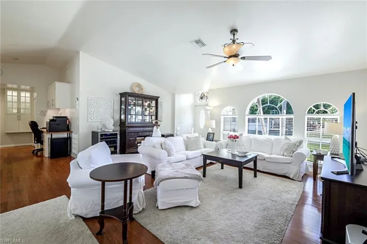 View of the open plan Living area