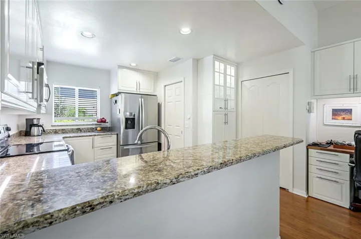 View of the open plan Kitchen