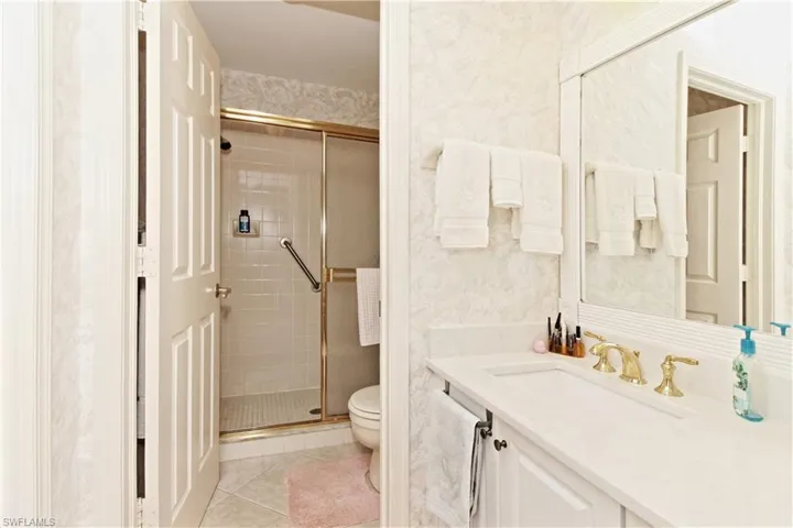 Large walk-in shower