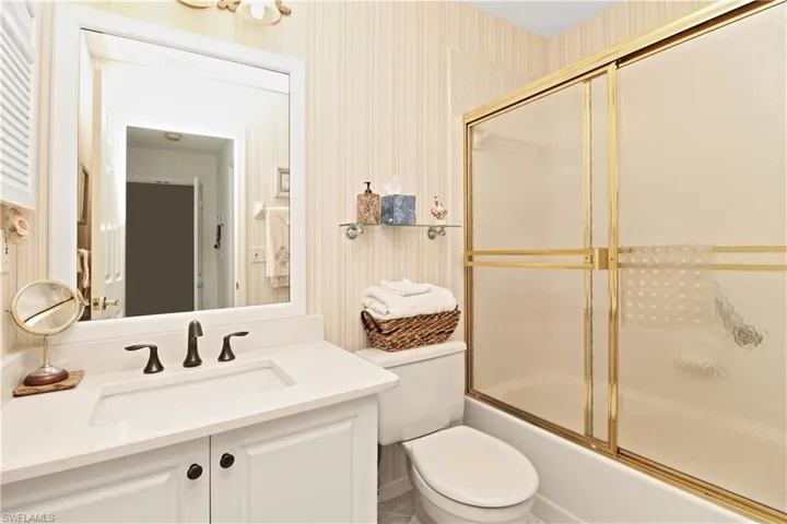 Guest Bath with tub and shower