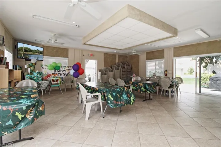Cranbrook Clubhouse for parties, meetings, and card games