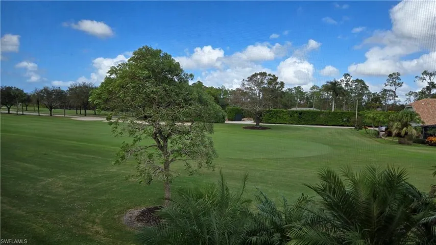 Expansive view of golf course from lanai