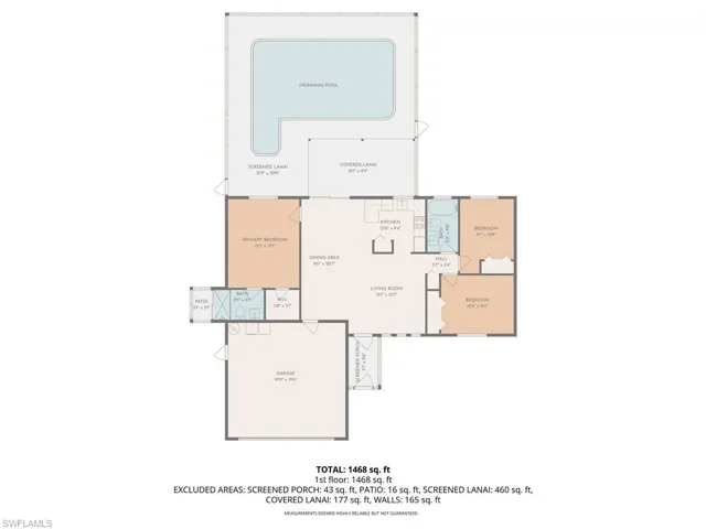 View of floor plan / room layout