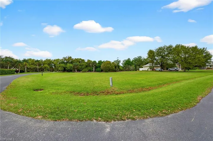 Front View of lot