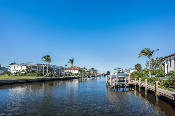 View of canal facing West