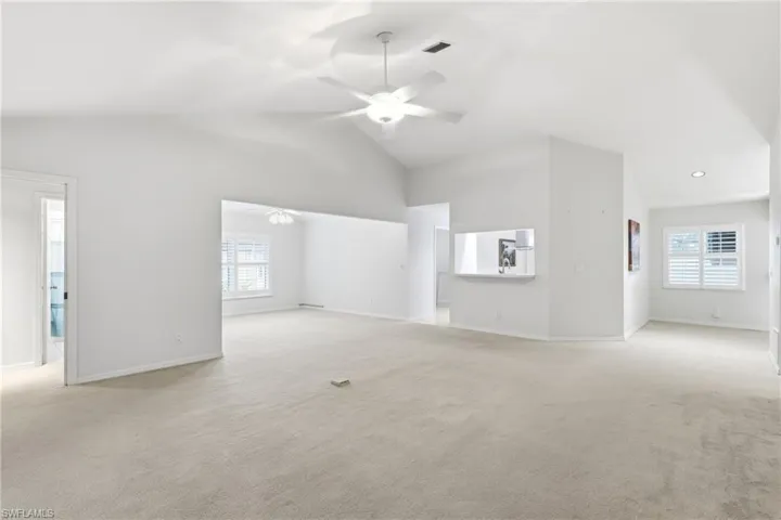 Living/Great room & Family room area along with quiet lounge space top of stairs