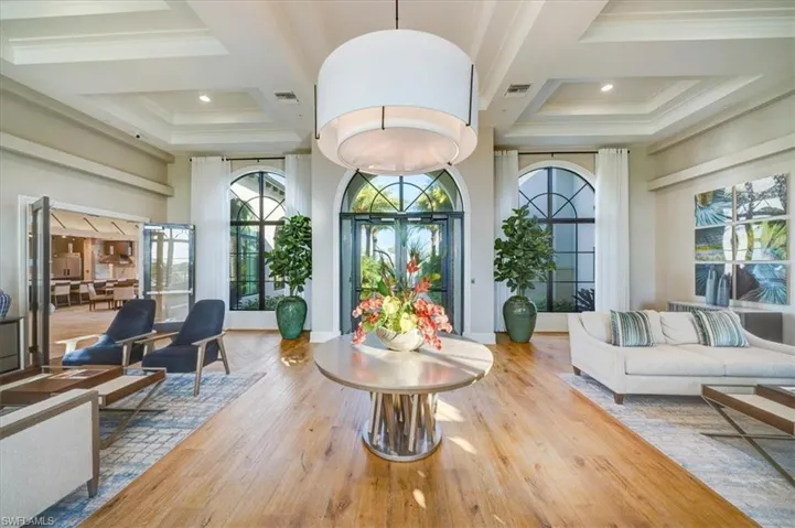 Lobby with visible vents