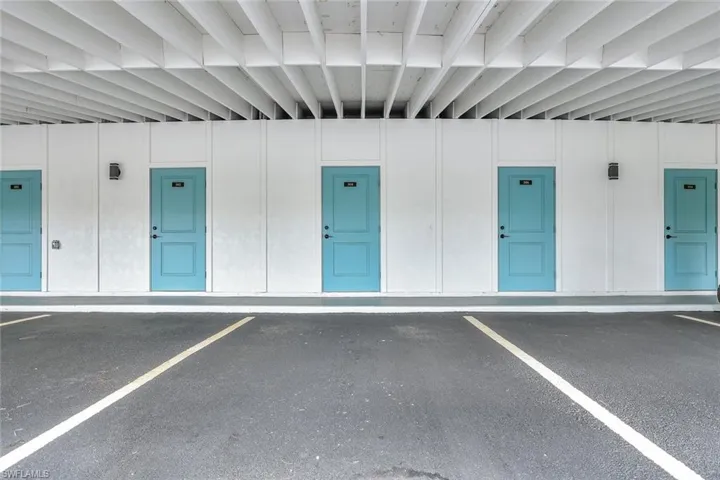 1 Assigned covered parking space and 1 stoarage space