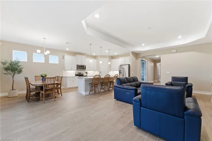 Spacious open floor plan.