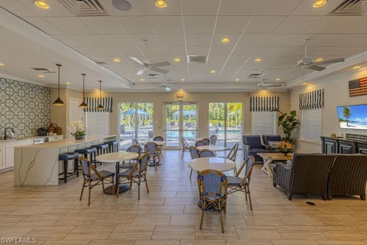 Dining room featuring crown molding