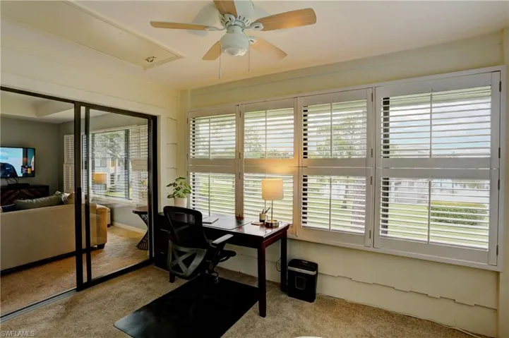 Florida room off primary bedroom