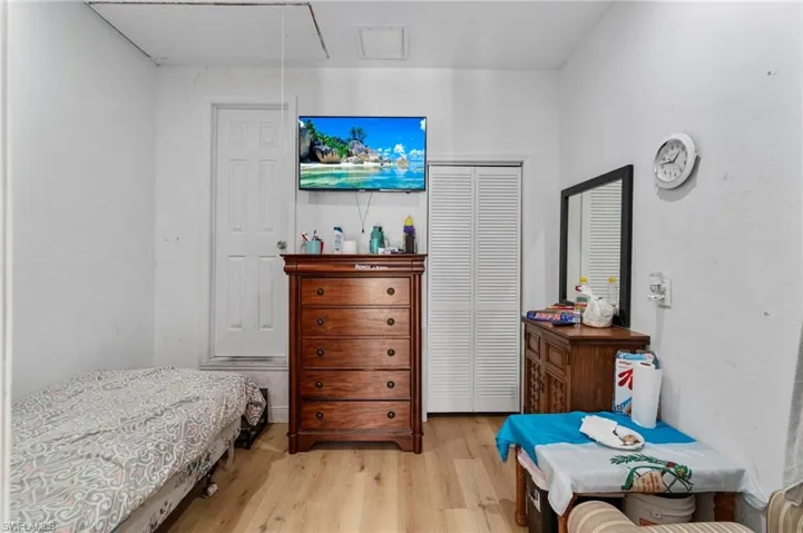 Attached 2 bedroom apartment.