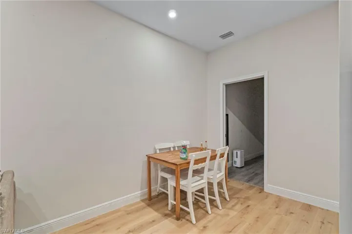Attached 2 bedroom apartment.