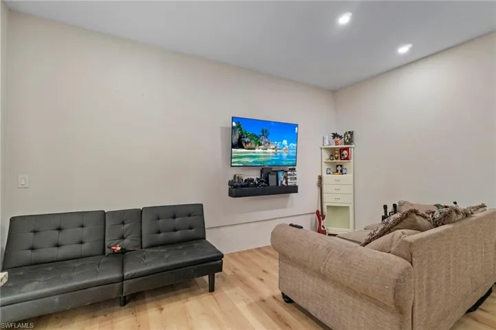Attached 2 bedroom apartment.