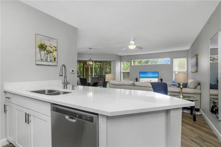 Great for entertaining guests with the open floor plan, and the living room right off of the kitchen.