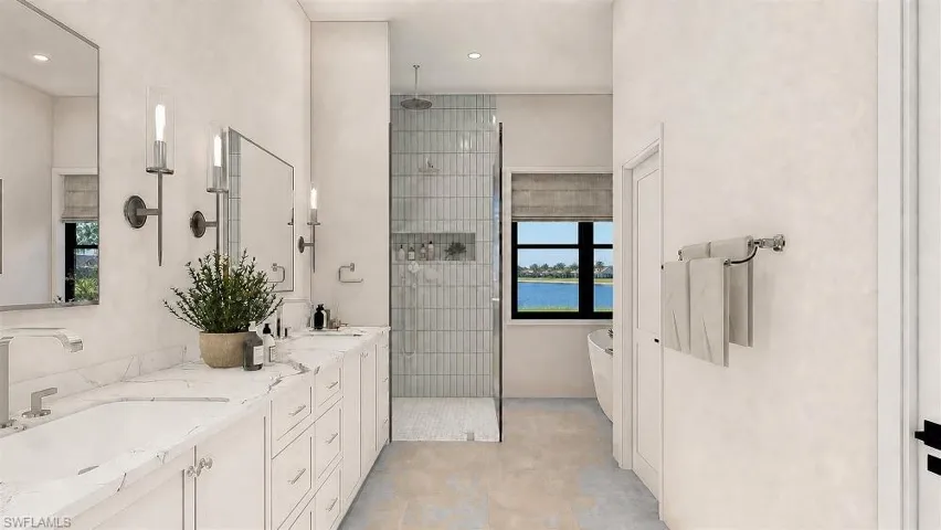 Rendering Master Bathroom