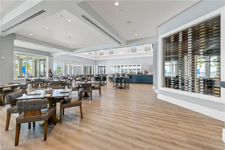Inside restaurant
