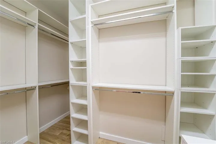 Primary walk-in closet