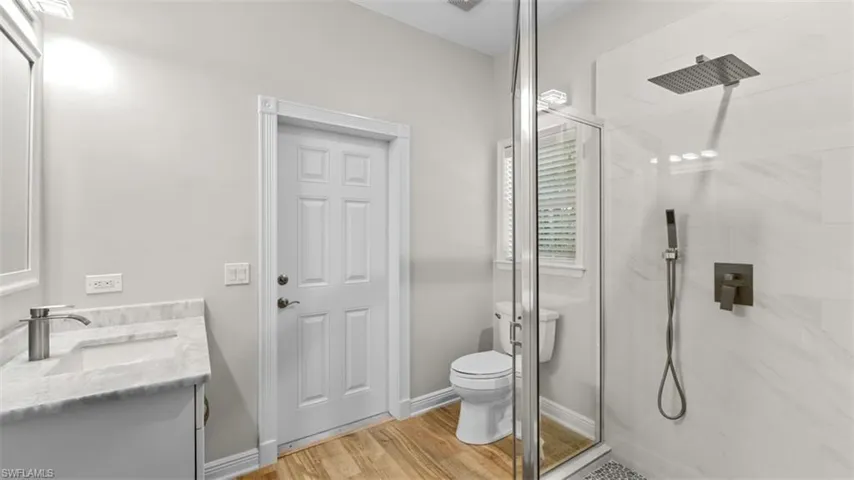 Guest bathroom / pool bath. This bathroom is the ensuite for guest bedroom #2