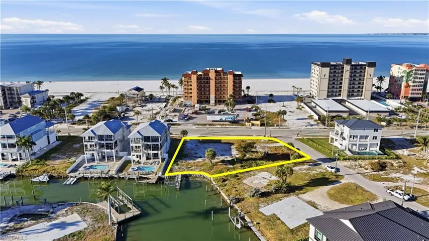Drone / aerial view of a nearby body of water - Virtually Edited Image