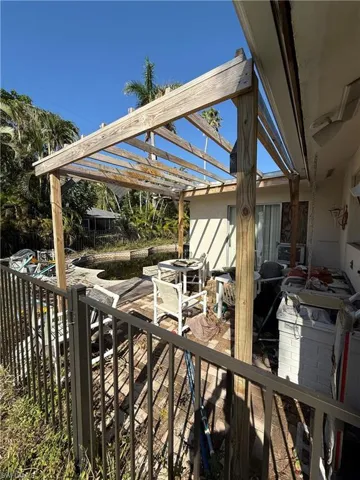 View of patio