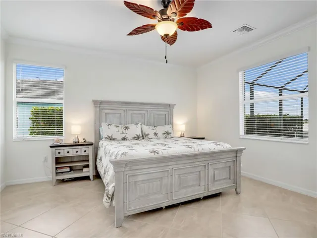 Views of Lake in primary Bedroom