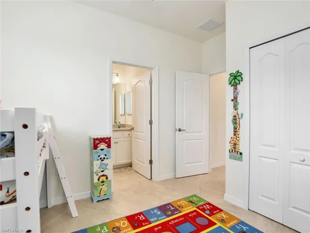 Bedroom 3 with private full bath!